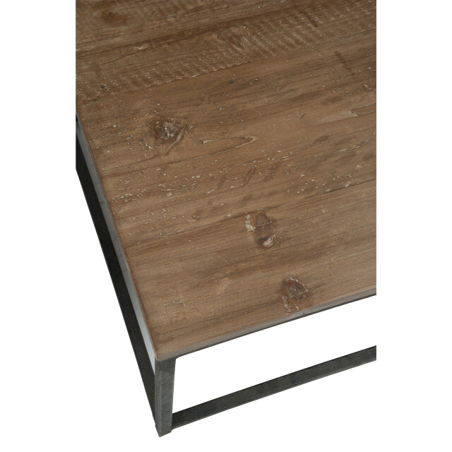 J-Line bijzettafel hout/met +zwart 60x60x41cm 3003205 large