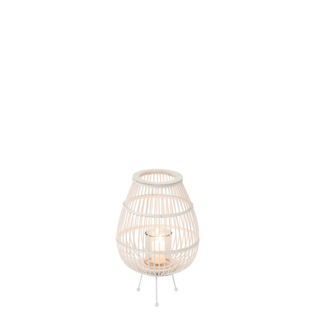J-Line lantaarn daya hout mat small 31x31x47.5cm 3006197 large