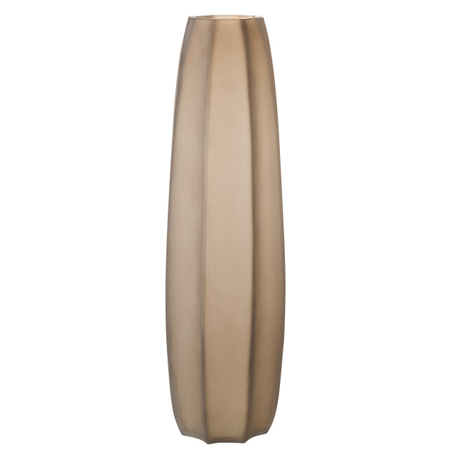 J-Line vaas lang streep zand glas licht 19x19x62cm 2997819 large