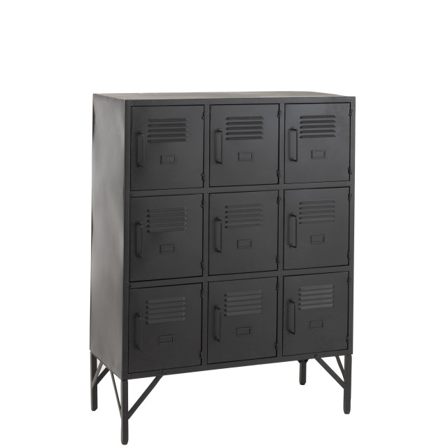 J-Line kast 9 deuren metaal 86x41x113.5cm 2986971 large