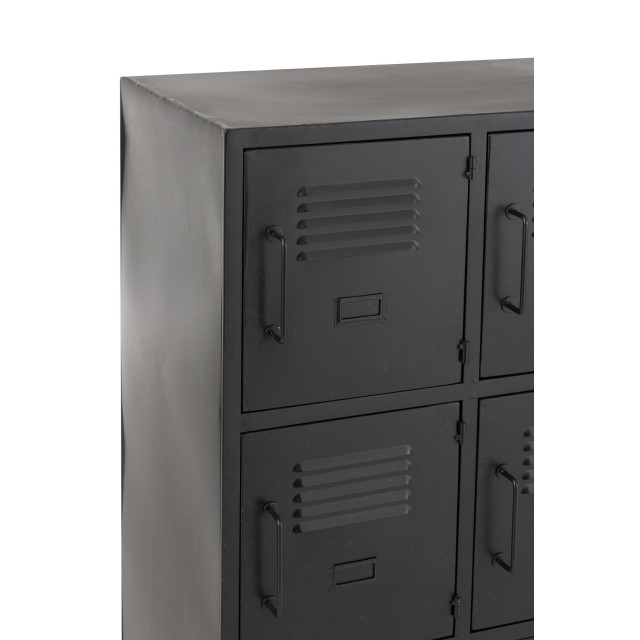 J-Line kast 9 deuren metaal 86x41x113.5cm 2986971 large