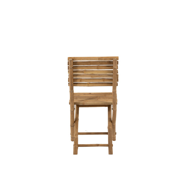 J-Line stoel plooibaar bamboe 54x45x85cm 3003559 large