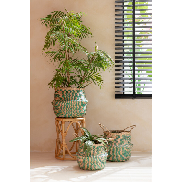 J-Line vrouwentongen bol aarde plastiek 32x30x35cm 3000153 large