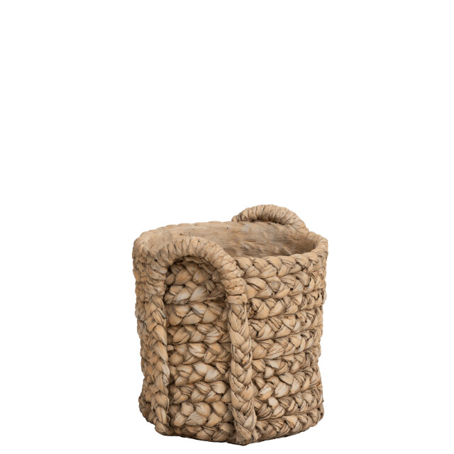 J-Line bloempot handvaten aardewerk medium 28x26x27cm 3011044 large