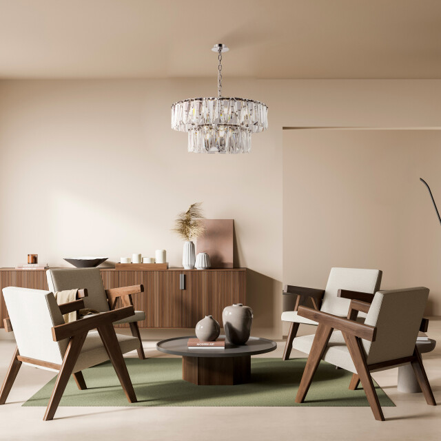 Maytoni hanglamp puntes chroom Ø68 2994546 large