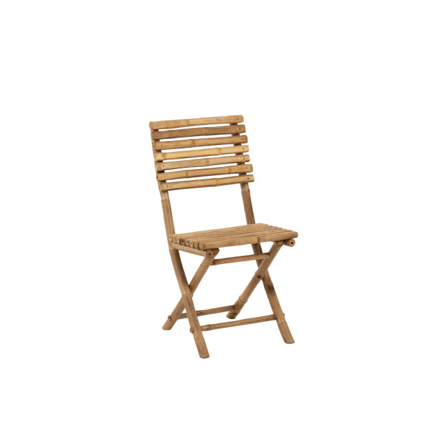 J-Line stoel plooibaar bamboe 54x45x85cm 3003559 large