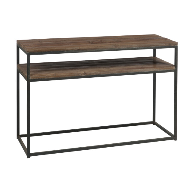 J-Line console hout/met bruin+ 120x40x79cm 3003207 large
