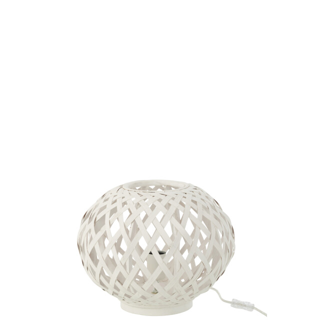 J-Line table lamp bamboo white 32x32x28cm 3000818 large