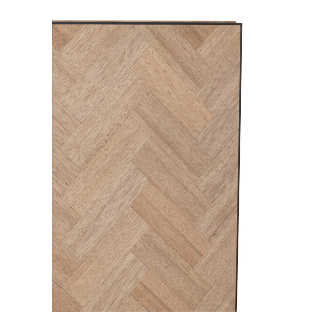 J-Line dressoir 4 deuren zigzag hout/metaal naturel/ 180x40x87cm 3013808 large