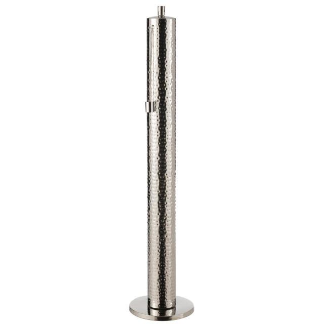 J-Line fakkel tiffany stainless steel zilver extralarge 23.5x23.5x106cm 3014818 large