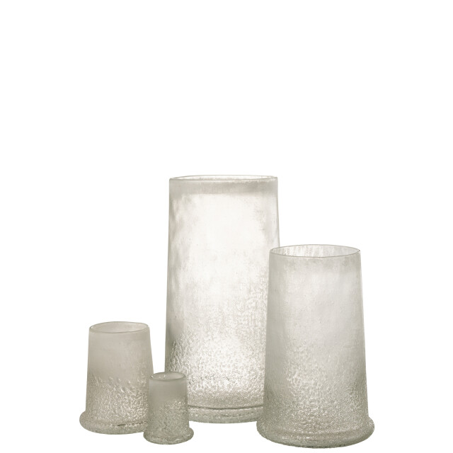 J-Line windlicht suiker glas extra large 23x23x38cm 3013745 large