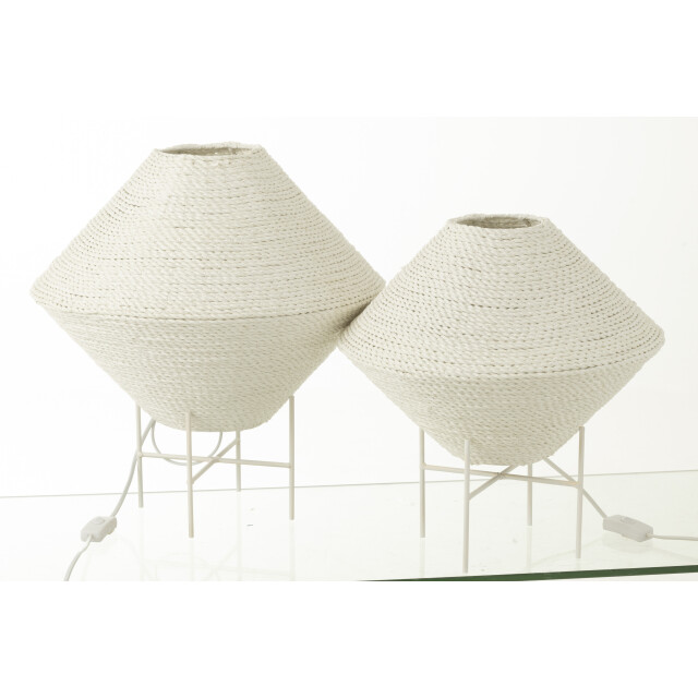 J-Line hanglamp ufo raffia large 40x40x32cm 2999519 large