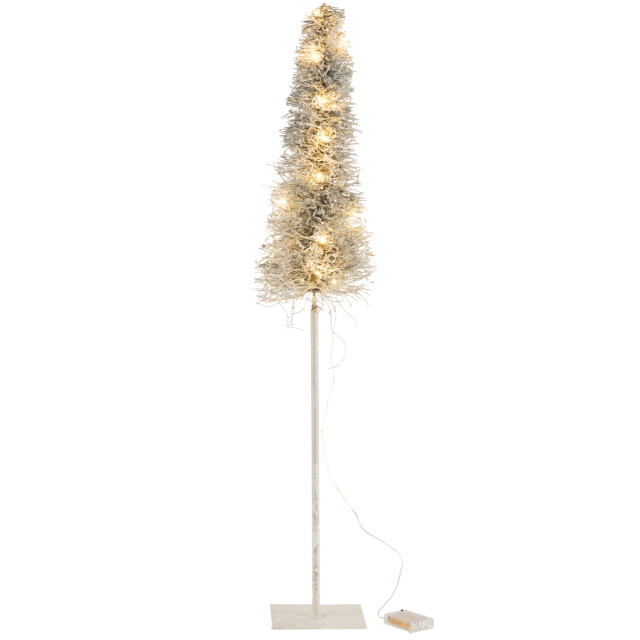 J-Line boom deco led/batterij takken white wash large 18x18x99cm 3000362 large
