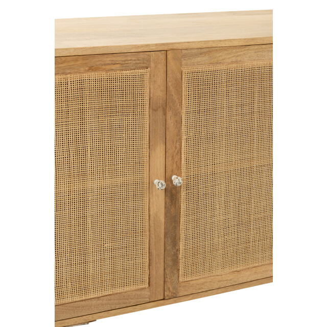 J-Line dressoir rattan mangohout 170x45x80cm 3013829 large