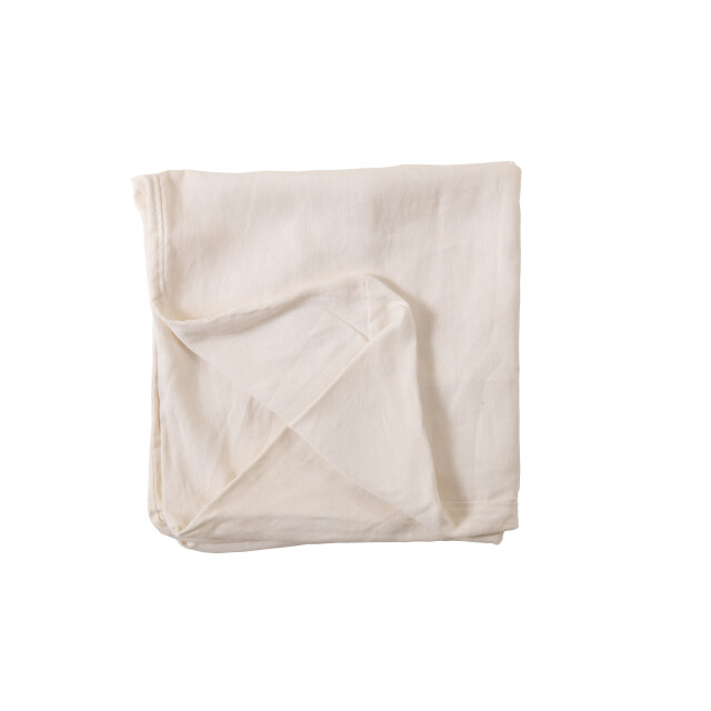 J-Line hoes voor poef monaco linnen marshmallow 105x104x49cm 2999223 large