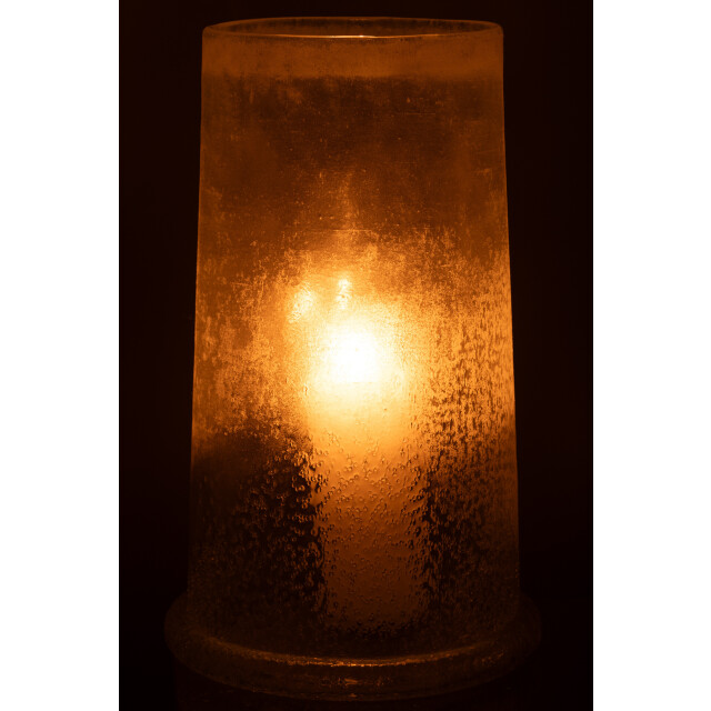 J-Line windlicht suiker glas extra large 23x23x38cm 3013745 large