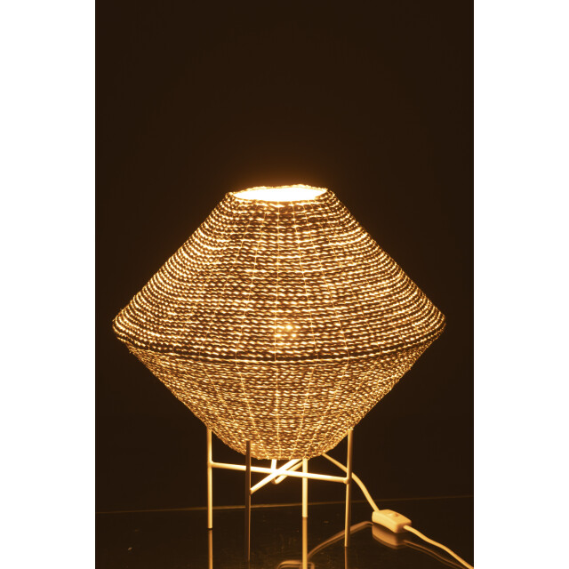 J-Line hanglamp ufo raffia large 40x40x32cm 2999519 large