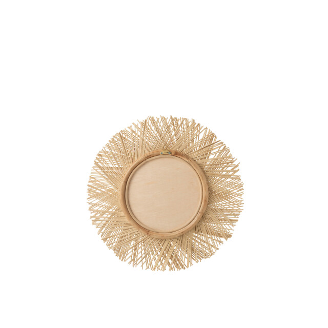 J-Line spiegel vlecht rotan 60x60x5cm 3005423 large