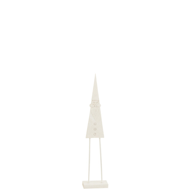 J-Line kerstman op voet hout small 21x9x92cm 3008959 large