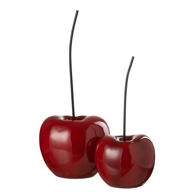 J-Line kers resine blinkend red large 24x21x56cm 3015039 large