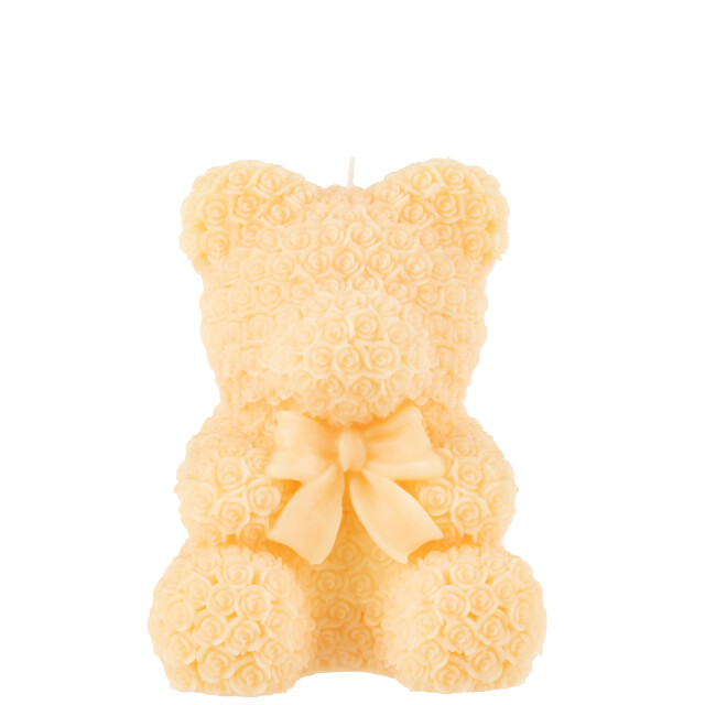 J-Line kaars teddy beer licht large-25u 14x14x21cm 3015012 large