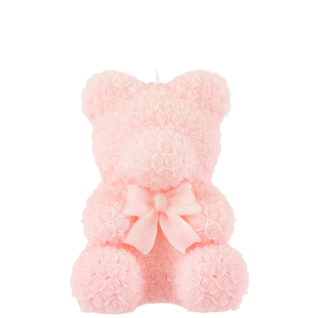 J-Line kaars teddy beer large-25u 14x14x21cm 3015015 large