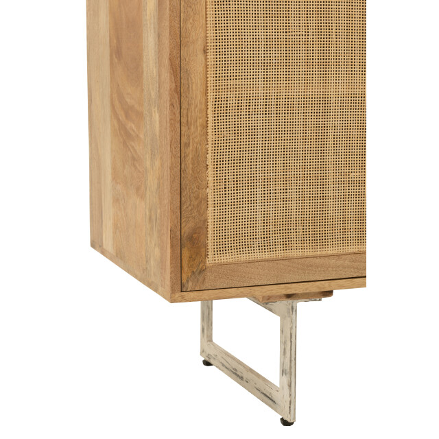 J-Line dressoir rattan mangohout 170x45x80cm 3013829 large