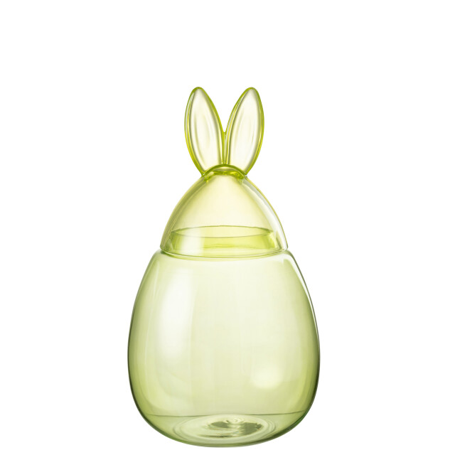 J-Line pot konijn glas large 22.5x22.5x39cm 3007905 large