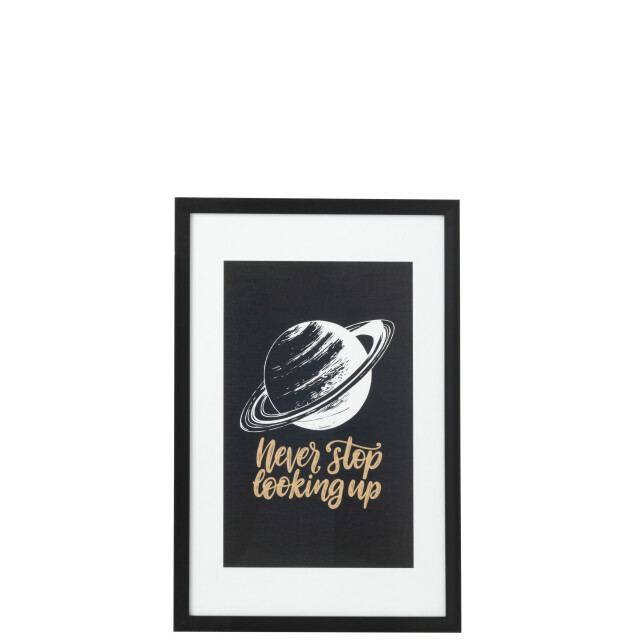 J-Line wanddecoratie maan papier/plastiek 60x40x3cm 3014966 large