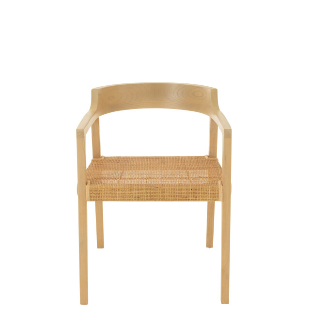 J-Line stoel emma teakhout 55x55x71cm 3002187 large