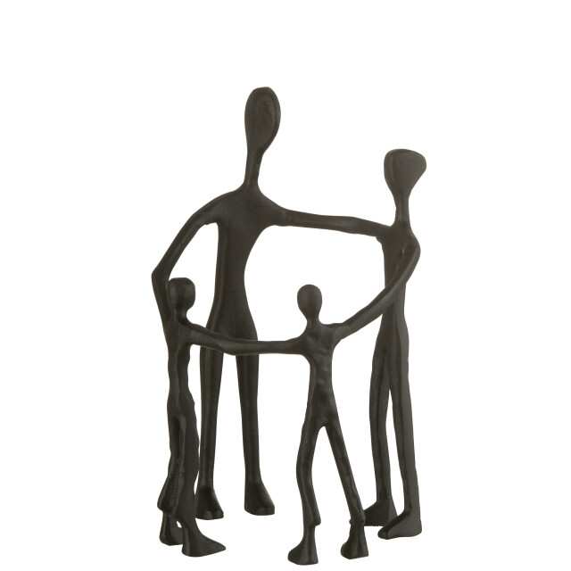 J-Line figuur familie kring aluminium 22x21x31cm 3065997 large