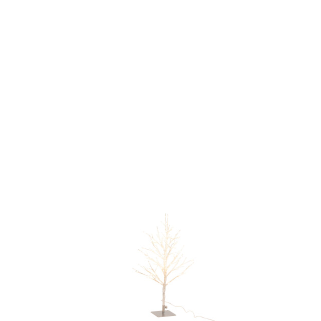 J-Line kale boom+led metaal zilver small 34x30x59cm 3000860 large