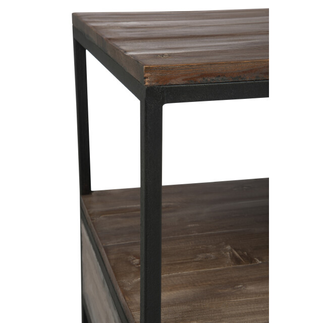 J-Line salontafel hout/met +zwart 120x50x60.5cm 2999679 large
