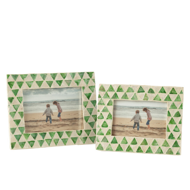 J-Line fotokader nuye schelpen/mdf 12x17cm 25x11x20cm 3006552 large