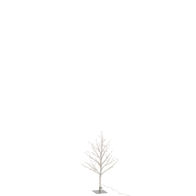 J-Line kale boom+led metaal zilver small 34x30x59cm 3000860 large