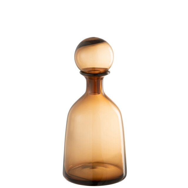 J-Line fles+stop effen decoratief laag glas small 14x14x33cm 3000532 large