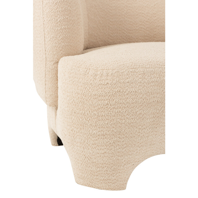J-Line fauteuil 1-zit gebreid tex/ht 80x79x71cm 3001883 large