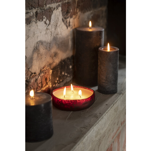J-Line geurkaars m-chic glas medium 19x19x4.5cm 3015254 large