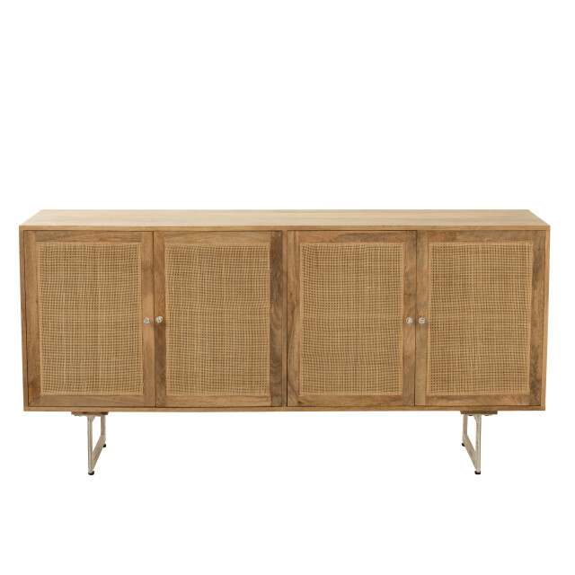 J-Line dressoir rattan mangohout 170x45x80cm 3013829 large
