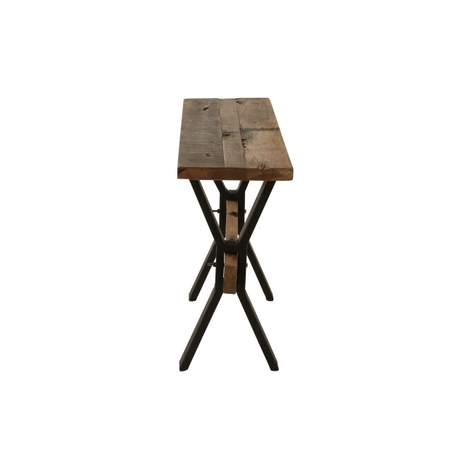 J-Line console verouderd hout 120x35x75cm 3001144 large