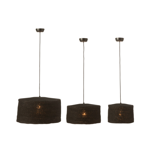 J-Line set van 3 hangende lamp moonj gras 50x50x26cm 3002227 large