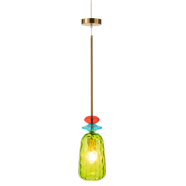 J-Line plafondlamp laurence glas mix 160x15x15cm 3001238 large