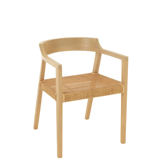 J-Line stoel emma teakhout 55x55x71cm 3002187 large