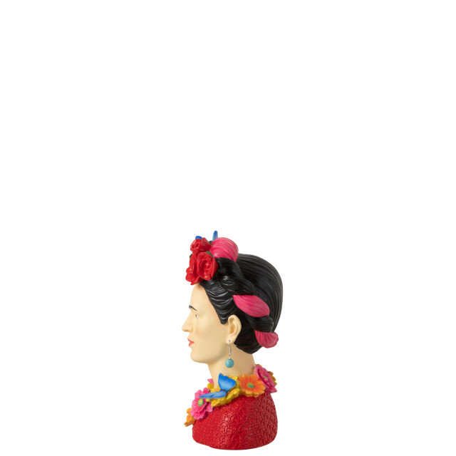J-Line buste frida kahlo polyresine small 17x10.5x22cm 3009198 large