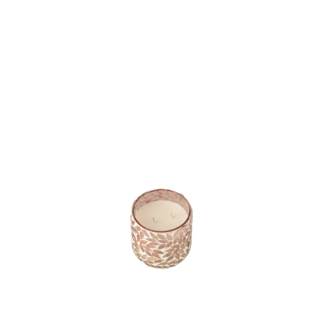 J-Line geurkaars tender rose wax small 50u 9x9x10cm 3015348 large