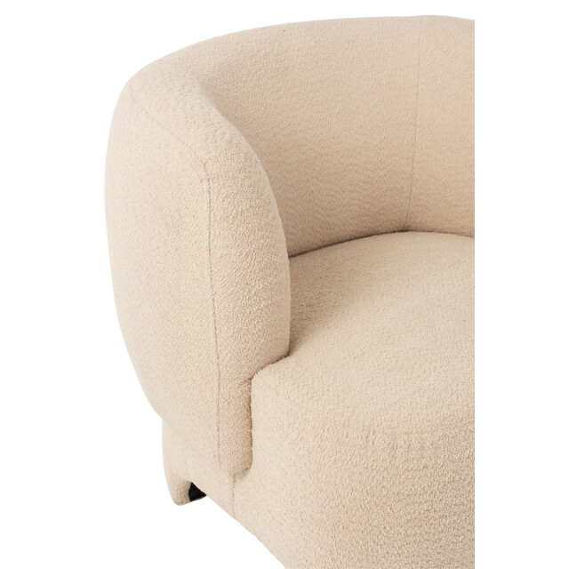 J-Line fauteuil 1-zit gebreid tex/ht 80x79x71cm 3001883 large
