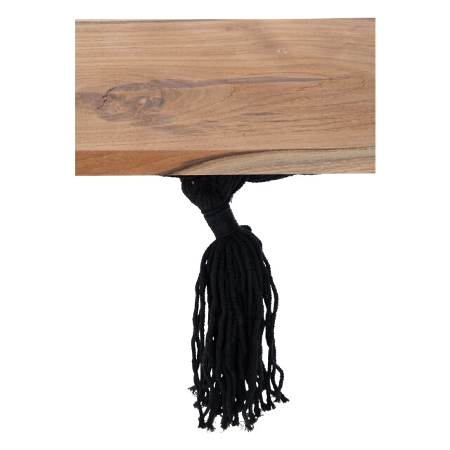 J-Line schommel katoen/alabasia hout 50.5x20x220cm 3004113 large