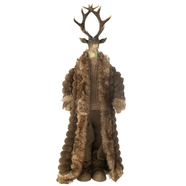 J-Line hert staand jas resin/textiel large 32x21x92cm 3009647 large