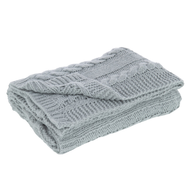 J-Line plaid twist polyester 130x180x3cm 3001871 large