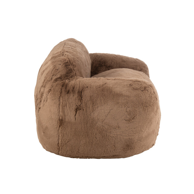 J-Line fauteuil cutie polyester taupe large 152x110x81cm 3002420 large